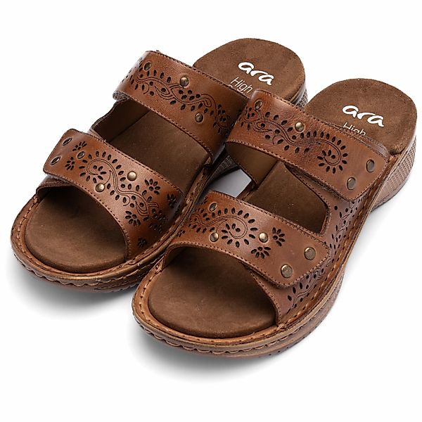 Ara Pantolette "HAWAII" Keilabsatz, Schlupfschuh, Sommerschuh, in G-Weite ( günstig online kaufen