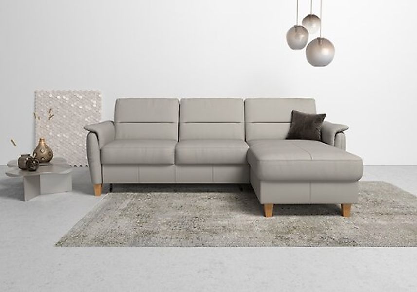 Home affaire Ecksofa »Palmera L-Form, B: 244 cm« optional Bettfunktion & Be günstig online kaufen