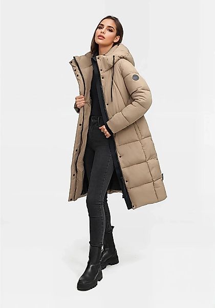 Marikoo Winterjacke "Tabiaa" mit Kapuze Bewegungsschlitz am unteren Saum günstig online kaufen