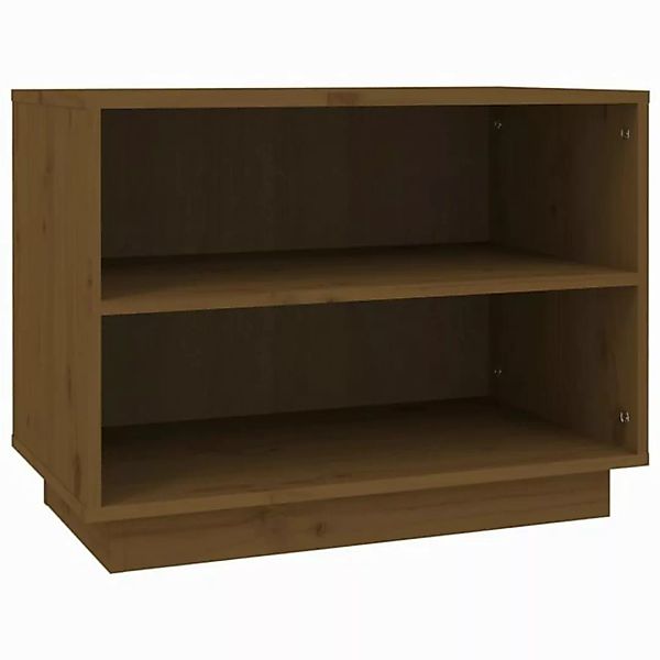 vidaXL Schuhschrank Schuhschrank Honigbraun 60x34x45 cm Massivholz Kiefer günstig online kaufen