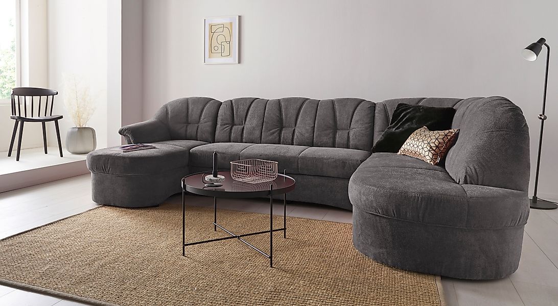 DOMO collection Wohnlandschaft "Papenburg U-Form", in großer Farbvielfalt, günstig online kaufen