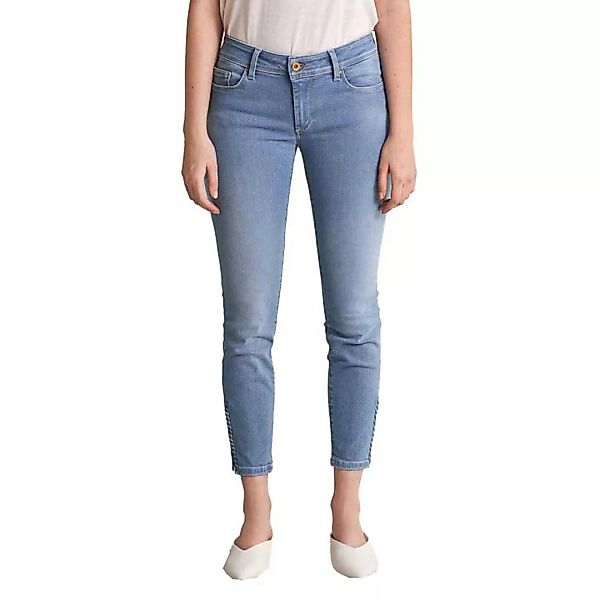 Salsa Jeans Push Up Wonder Capri Geflochtene Jeans 32 Blue günstig online kaufen