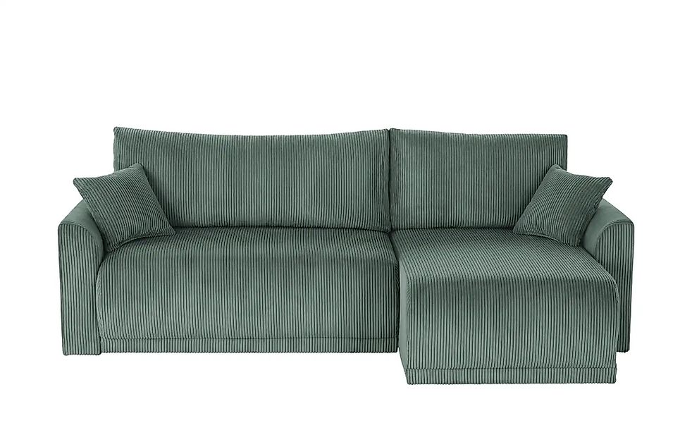 Ecksofa mit Schlaffunktion Malyn ¦ grün ¦ Maße (cm): B: 235 H: 85 T: 146.0 günstig online kaufen
