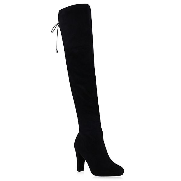 VAN HILL 811288 Overkneestiefel mit raffinierter günstig online kaufen