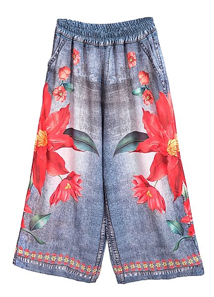 PEKIVESSA Schlupfhose Marlenehose in Jeans-Optik mit günstig online kaufen