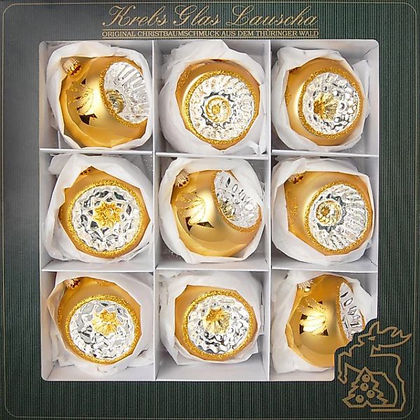 Krebs Glas Lauscha Weihnachtsbaumkugel »Reflexstyle, Weihnachtsdeko, Christ günstig online kaufen