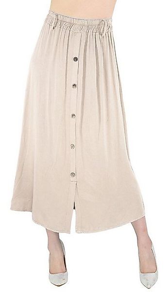 dy_mode Strandrock Damen Sommerrock in Midi-Länge günstig online kaufen