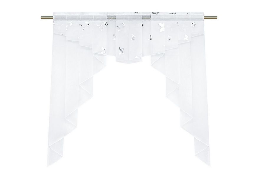 Joyswahl Scheibengardine (1 St), Stangendurchzug, transparent, Küche Bistro günstig online kaufen