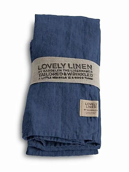 Lovely Linen Servietten & -ringe Lovely Serviette Leinen denim blue (1 Stüc günstig online kaufen