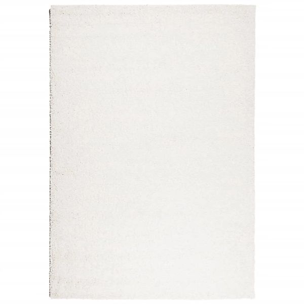 vidaXL Teppich Shaggy Hochflor Modern Creme 120x170 Cm 1954763 günstig online kaufen