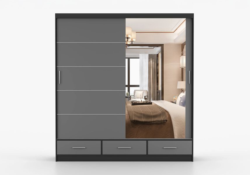 imoebel24 Schwebetürenschrank FLORENCE 203 cm - günstig online kaufen