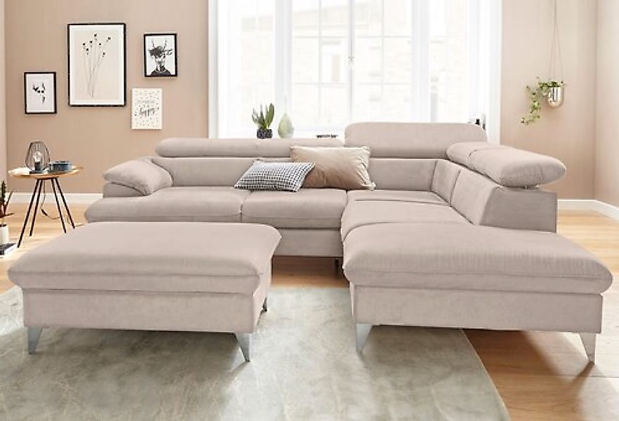 COTTA Polstergarnitur »Caluso L-Form«, (2 tlg.), Set bestehend aus: Ecksofa günstig online kaufen