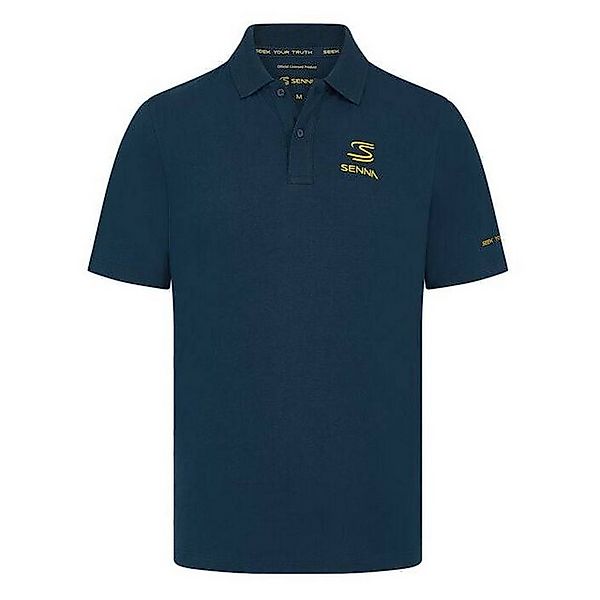 Aryton Senna Poloshirt dunkelblau günstig online kaufen