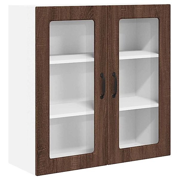 vidaXL Küchenwandschrank mit Regal Braun Eichen-Optik 80 x 31 x 80 cm 88542 günstig online kaufen