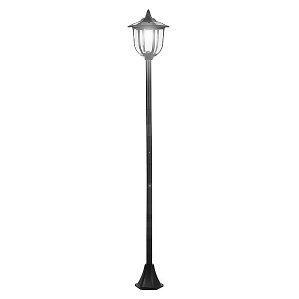 Outsunny Solar Gartenleuchte LED Gartenlaterne 30/60 Lumen, Kunststoff Schw günstig online kaufen