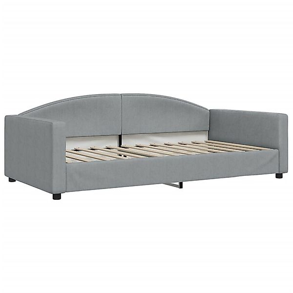 vidaXL Bett Tagesbett Hellgrau 100x200 cm günstig online kaufen