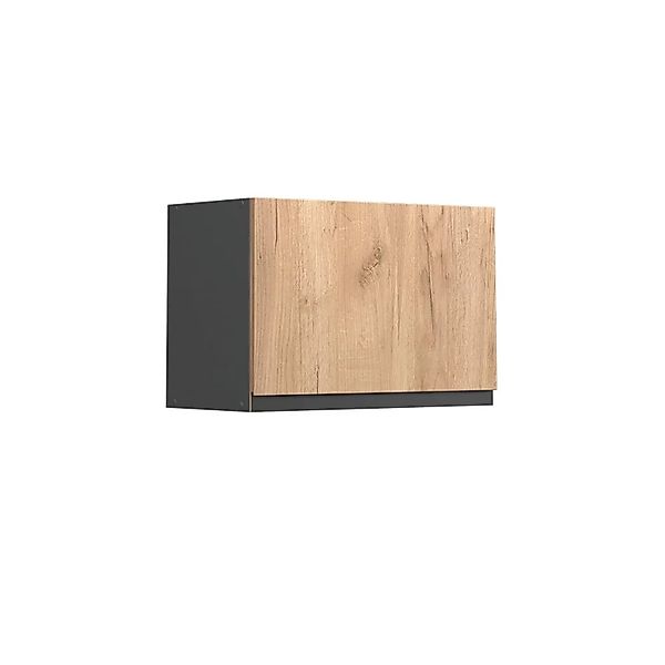 Vicco Hängeschrank R-Line Goldkraft Eiche/Anthrazit 60 cm J-Shape Flach günstig online kaufen