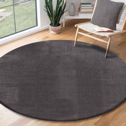the carpet Teppich »Relax round« rund 16 mm Höhe waschbarer Wohnzimmer Tepp günstig online kaufen