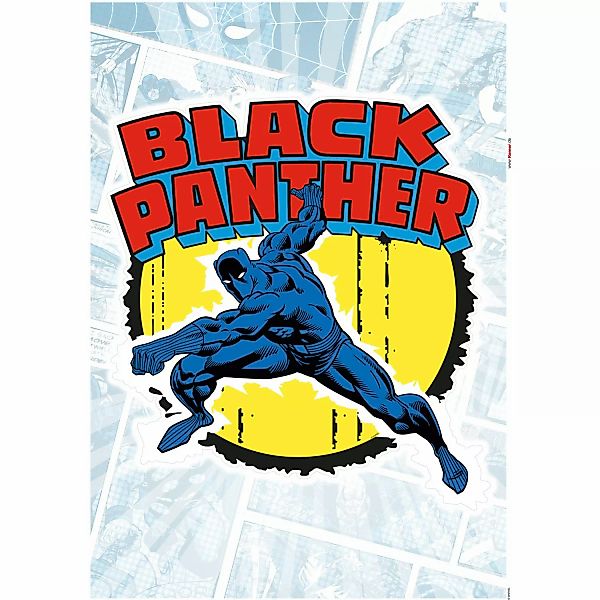 Komar Wandtattoo Black Panther Comic Classic  Black Panther Comic Classic B günstig online kaufen