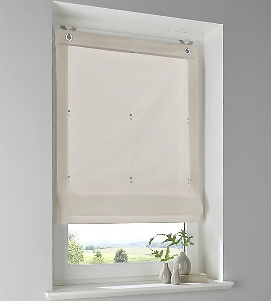 Kutti Raffrollo Stig Raffrollo, mit Hakenaufhängung, ohne Bohren, freihänge günstig online kaufen