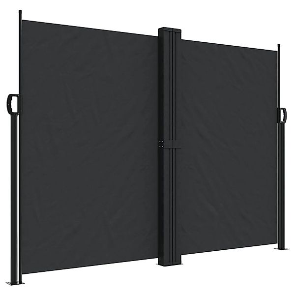 furnicato Seitenmarkise Ausziehbar Schwarz 180x600 cm günstig online kaufen