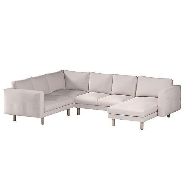 Bezug für Norsborg 5-Sitzer Ecksofa mit Recamiere, hellbeige, Norsborg Bezu günstig online kaufen