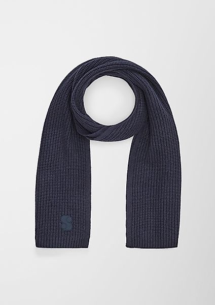 s.Oliver Schal Tuch, Strickschal aus Viskosemix günstig online kaufen