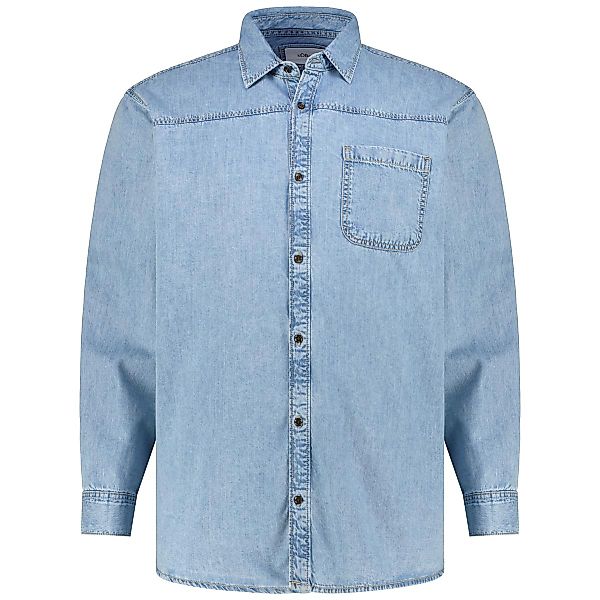 s.Oliver Jeanshemd Farbe blau Größe: 5XL günstig online kaufen