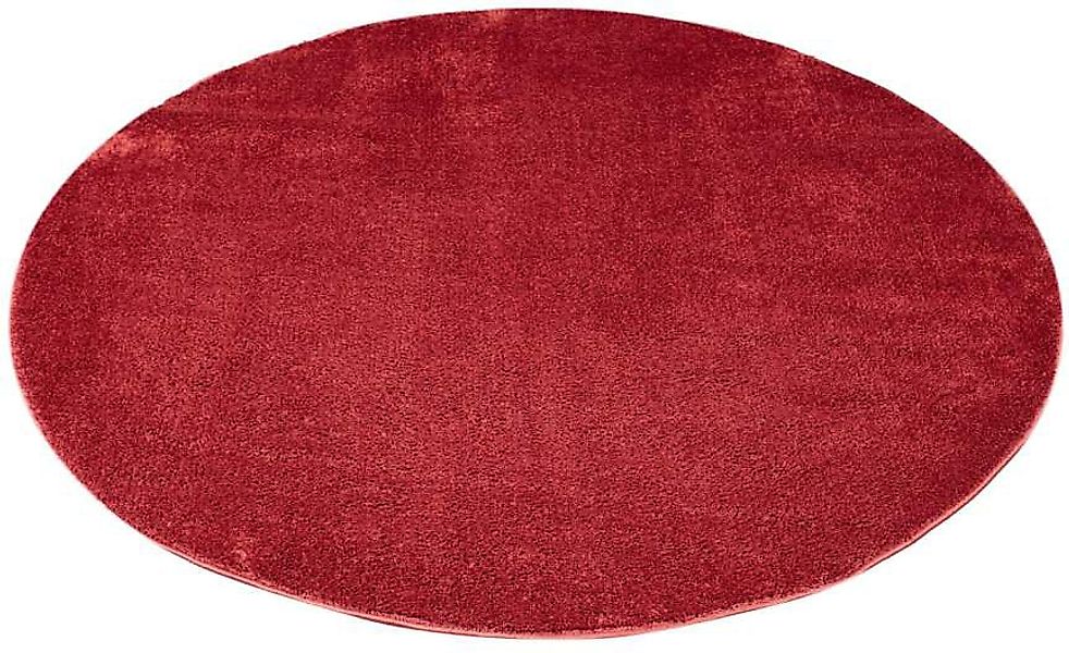 Carpet City Teppich "Softshine 2236" rund 14 mm Höhe besonders weich, Uni F günstig online kaufen