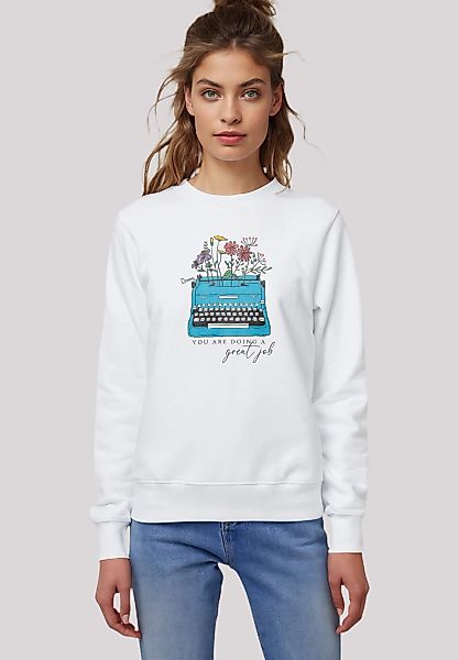 F4NT4STIC Sweatshirt "Flower you are doing a great job retro", Premium Qual günstig online kaufen