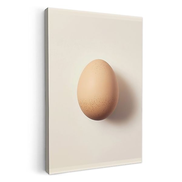 OneMillionCanvasses® Leinwandbild Ei - Beige - günstig online kaufen