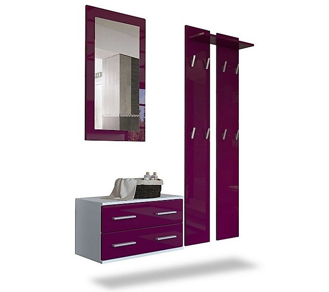 Vladon Garderoben-Set Kioto, (Garderobenset bestehend aus 1 Hängeschubkaste günstig online kaufen