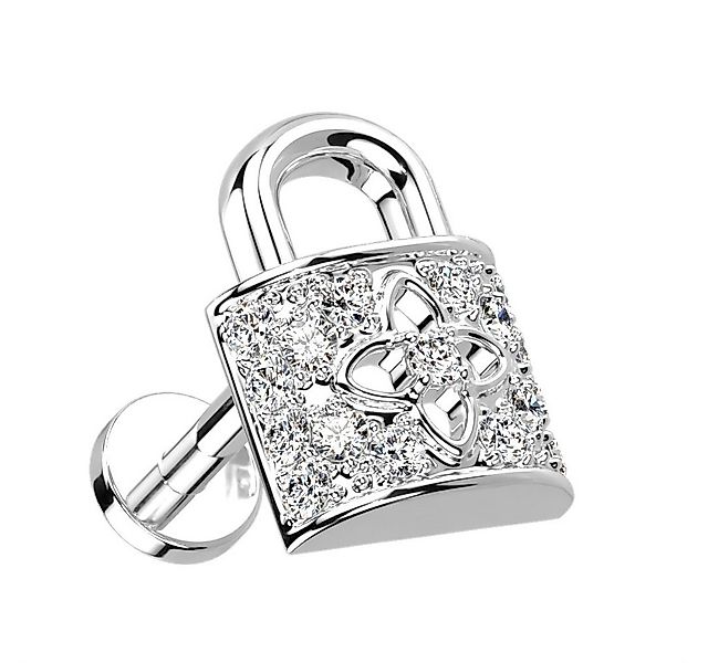 Taffstyle Piercing-Set Tragus Knorpel Helix Piercing Stecker Kristall Schlo günstig online kaufen