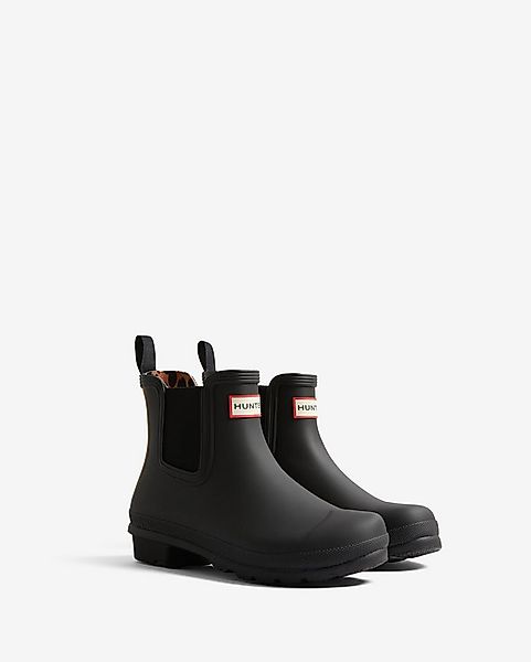 Hunter WOMENS ORIGINAL CHELSEA LEOPARD BACKSTRA Gummistiefel wasserdicht günstig online kaufen