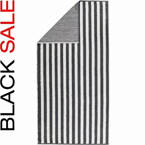 Cawö Handtücher Black Sale Doubleface 186 anthrazit - 77 Handtücher grau Gr günstig online kaufen
