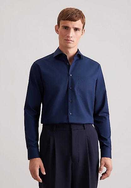 seidensticker Businesshemd "Schwarze Rose" Regular 1/1 Kentkragen Uni günstig online kaufen