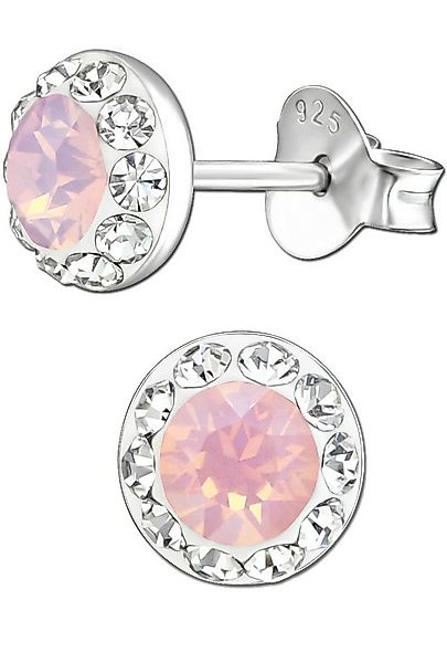 Limana Paar Ohrstecker Damen Ohrringe 925 Silber 6mm mit SWAROVSKI® Kristal günstig online kaufen
