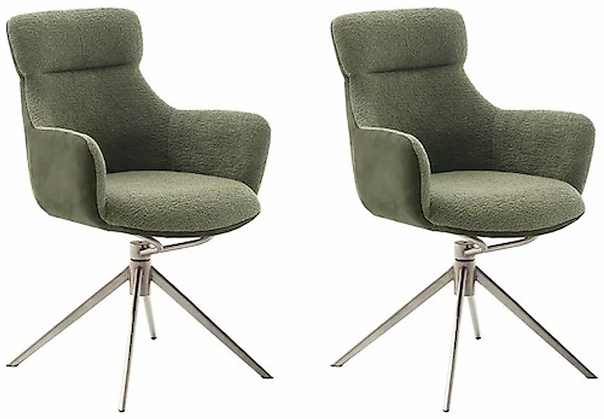 MCA furniture Esszimmerstuhl, Feingewebe, (2er-Set), drehbar 360°, Dreh- & günstig online kaufen