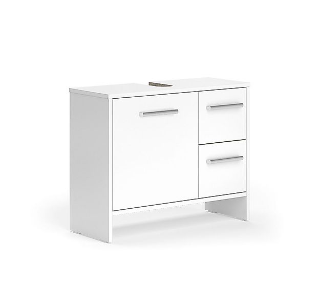 Vicco Waschbeckenunterschrank Karli, Weiß, 70.2 x 57 cm mit 2 Schubladen un günstig online kaufen
