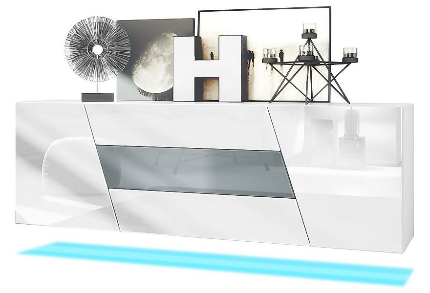 Vladon Sideboard Houston (hängende Kommode, mit 2 Türen und 3 Schubladen in günstig online kaufen