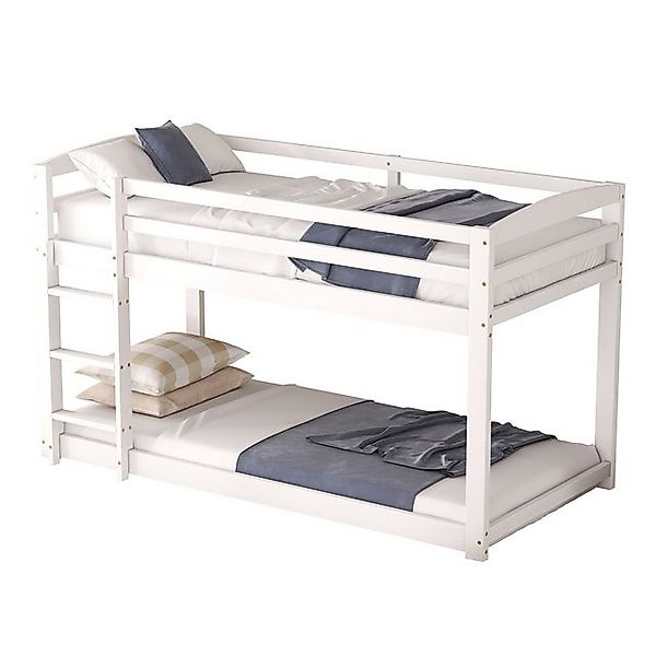 REDOM Etagenbett Kidnerbett für Kinder und Jugendliche (90x200cm, weiß(ETA günstig online kaufen