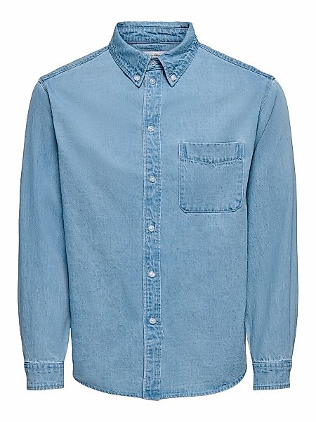 ONLY & SONS Jeanshemd "ONSORSON REGULAR YFM DNM SHIRT NOOS" günstig online kaufen