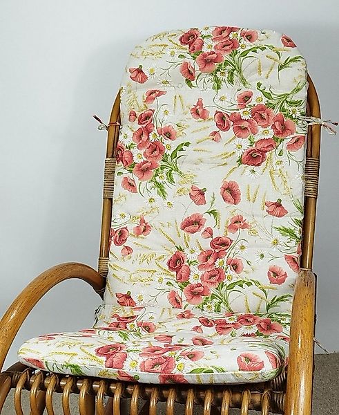 Rattani Polsterauflage Polster für Rattan Schaukelstuhl, Sesselauflage 125 günstig online kaufen
