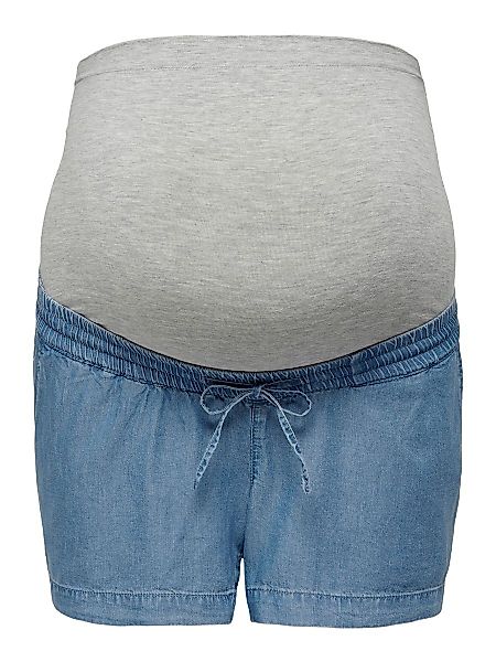 ONLY Mama Kordelzug- Shorts Damen Blau günstig online kaufen
