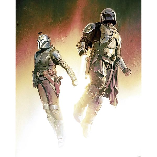 Komar Vlies Fototapete Star Wars The Mandalorian Flight Mehrfarbig günstig online kaufen