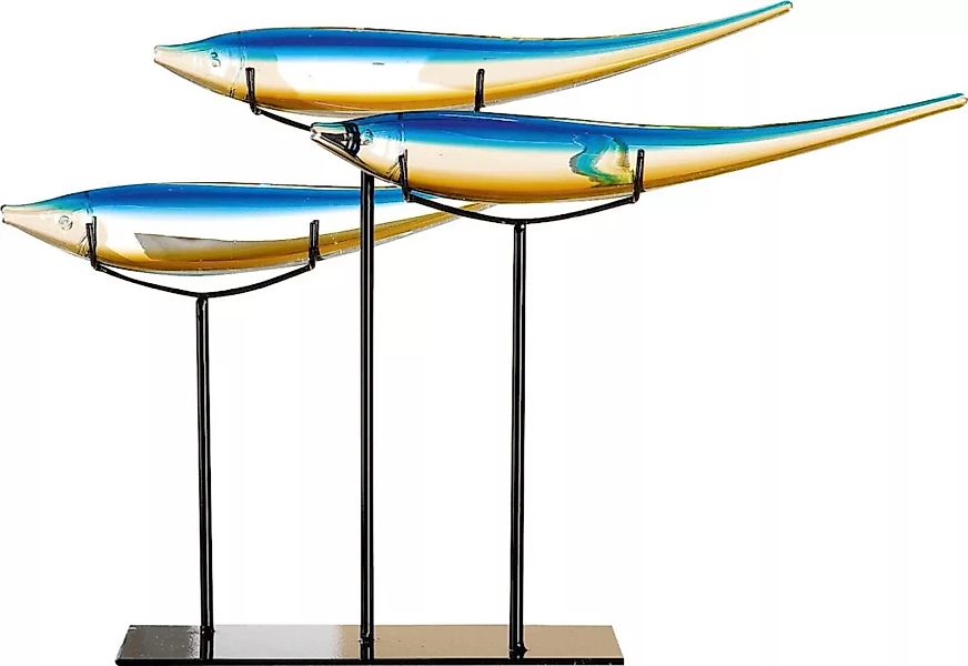 GILDE GLAS art Dekofigur "Fischschwarm" günstig online kaufen