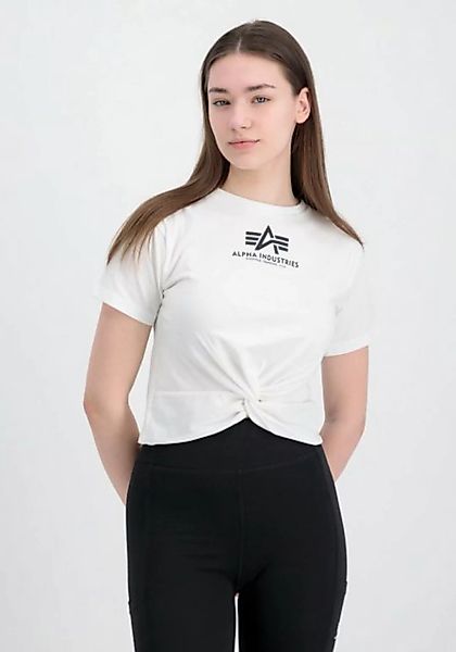 Alpha Industries Muscleshirt ALPHA INDUSTRIES Women - T-Shirts Knotted Crop günstig online kaufen