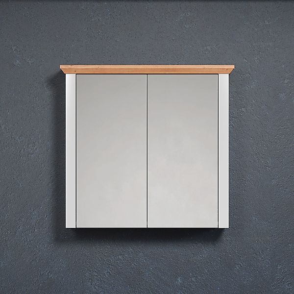 Home affaire Spiegelschrank "Herzwill" Spiegelschrank mit 2 Glasböden - (B/ günstig online kaufen