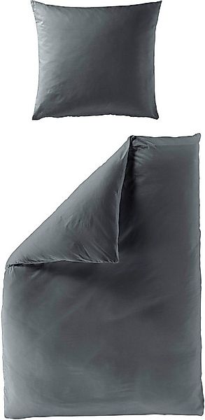 BIERBAUM Bettwäsche Biber Uni, Biber, 2 teilig, Schlichtes Unidesign: Zeitl günstig online kaufen