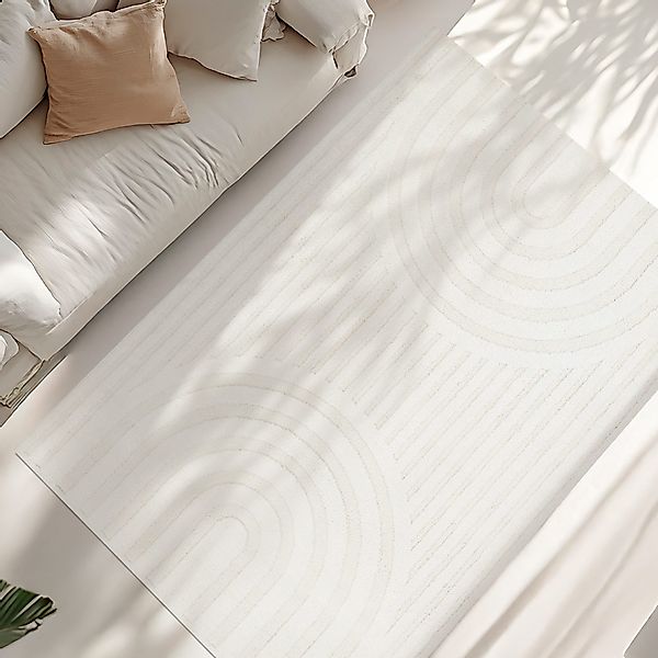 ArtUniverse Teppich Hoch-Tief-Flor Teppich Santorini, Höhe: günstig online kaufen